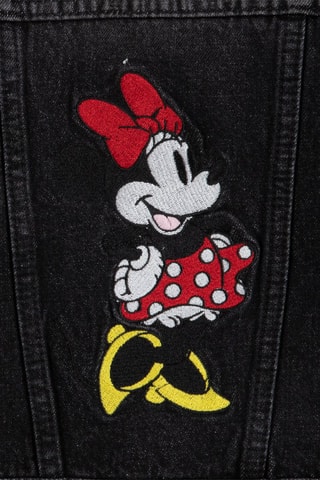 Veste en jean Minnie Disney - Noir