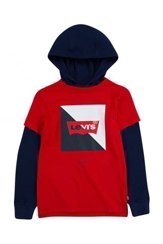 T-shirt trompe-l’œil - Rouge