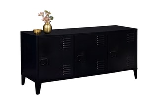 Meuble TV 3 portes Storen - Noir
