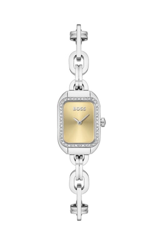 Montre à quartz en acier - Argenté et doré
