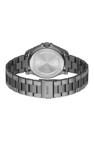 Montre à quartz en acier - Gris