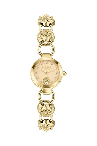Montre à quartz en acier plaqué ion or jaune Broadwood Petite - Doré et nude
