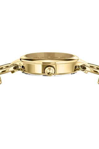 Montre à quartz en acier plaqué ion or jaune Broadwood Petite - Doré et nude