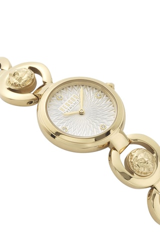 Montre à quartz en plaqué ion or jaune Peking Road Petite - Doré et blanc