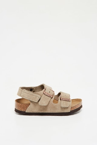 Leren Sandalen Milano Taupe - Normaal