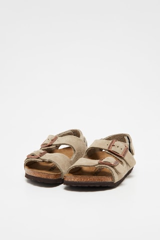 Leren Sandalen Milano Taupe - Normaal
