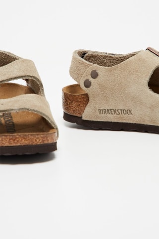 Leren Sandalen Milano Taupe - Normaal