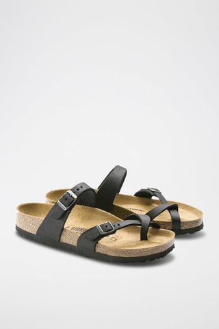 Nubuck Sandalen Mayari Zwart - Normal