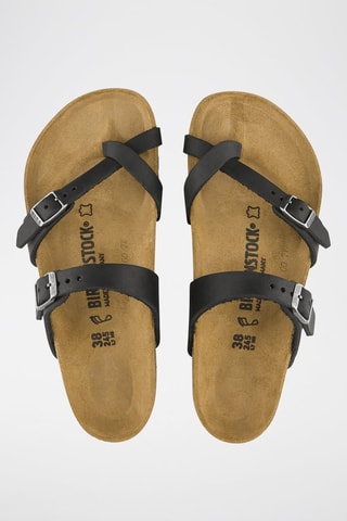 Nubuck Sandalen Mayari Zwart - Normal