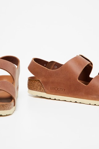 Leren Sandalen Milani - Bruin - Normaal