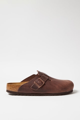 Leren Clogs Boston Bruin - Birkenstock