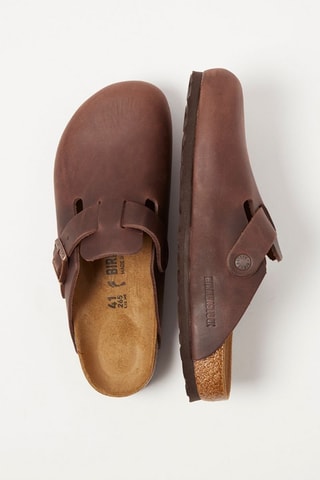Leren Clogs Boston Bruin - Birkenstock