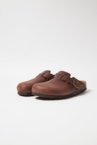 Leren Clogs Boston Bruin - Birkenstock