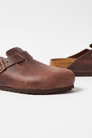 Leren Clogs Boston Bruin - Birkenstock