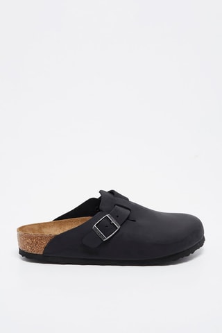 Nubuck Clogs Boston - Zwart - Normaal 