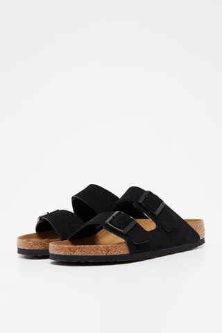 Nubuck Muiltjes Arizona - Zwart - Normaal