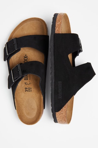 Nubuck Muiltjes Arizona - Zwart - Normaal