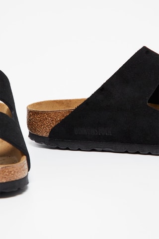Nubuck Muiltjes Arizona - Zwart - Normaal