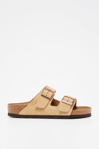 Nubuck Muiltjes Arizona - Crèmekleurig - Normaal
