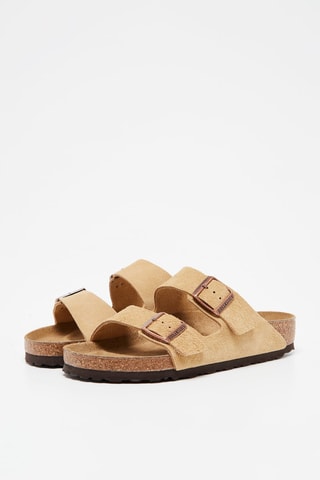 Nubuck Muiltjes Arizona - Crèmekleurig - Normaal