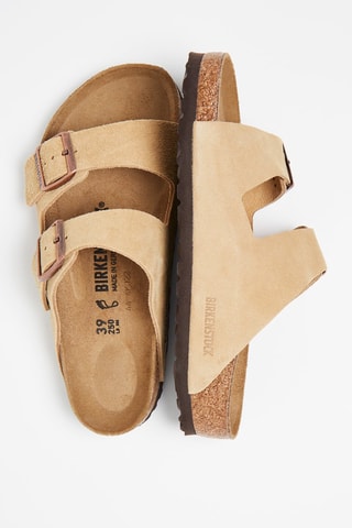 Nubuck Muiltjes Arizona - Crèmekleurig - Normaal
