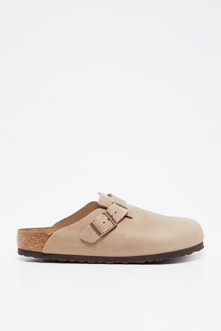 Nubuck Clogs Boston - Bruin - Normaal