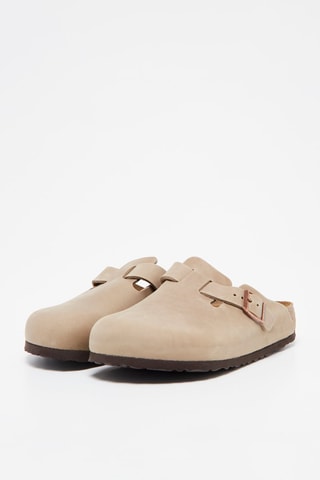 Nubuck Clogs Boston - Bruin - Normaal
