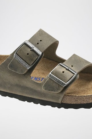 Nubuck Muiltjes Arizona - Donkerkaki - Normaal