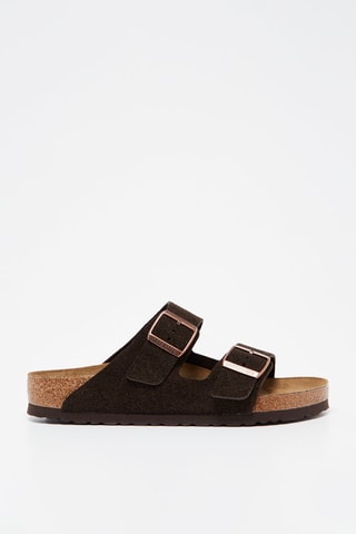 Nubuck Muiltjes Arizona - Donkerbruin - Normaal