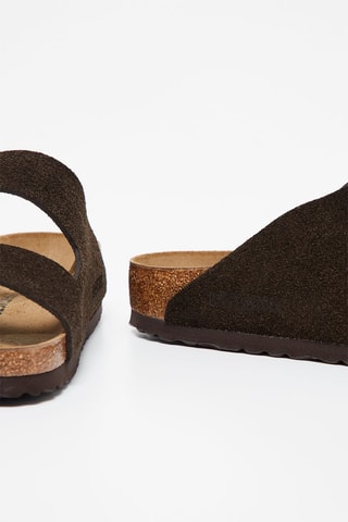 Nubuck Muiltjes Arizona - Donkerbruin - Normaal