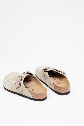 Nubuck Clogs Boston - Taupe - Normale Breedte