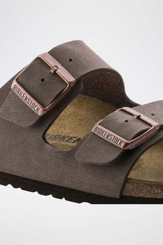 Nubuck Muiltjes Arizona - Taupe - Normale Breedte