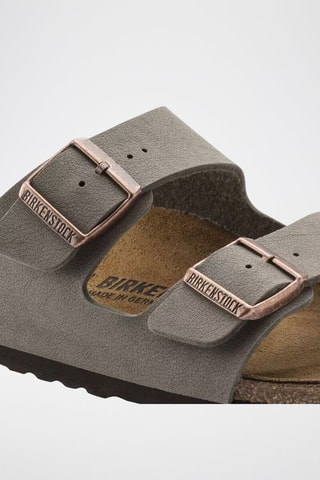 Nubuck Muiltjes Arizona - Grijs - Normale Breedte