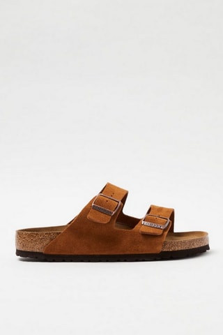 Nubuck Muiltjes Arizona - Camel - Normale Breedte