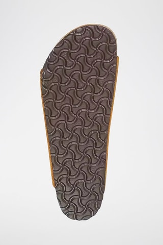 Nubuck Muiltjes Arizona - Camel - Normale Breedte