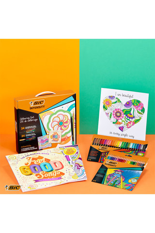 Conjunto de colorir Intensity 50 peças