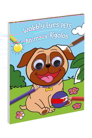 Conjunto de colorir Kids Fun - 24 lápis e feltros e 2 livros para colorir