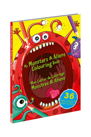 Conjunto de colorir Kids Fun - 24 lápis e feltros e 2 livros para colorir