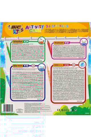 Maleta para colorir Activity Case 
100 produtos
