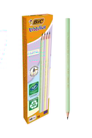 12 lápis de grafite Evol - 2HB