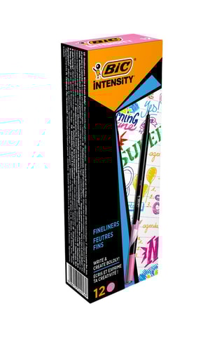 12 marcadores Intensity Fine - Tinta rosa