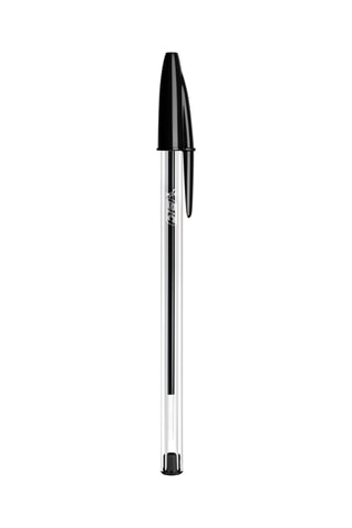 50 esferográficas Cristal - Tinta preta