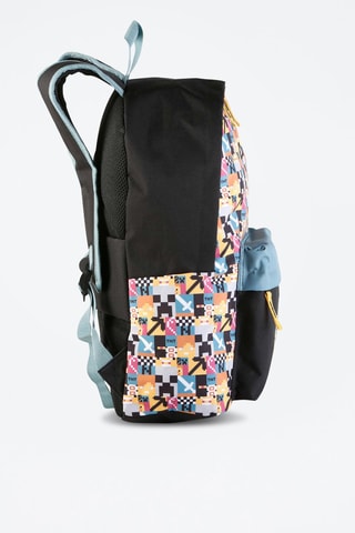 Sac à dos Minecraft Pixel  - Noir et bleu