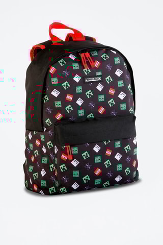 Sac à dos Minecraft TNT - Noir et vert