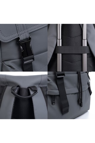 Sac à dos connecté - Polyester - Gris