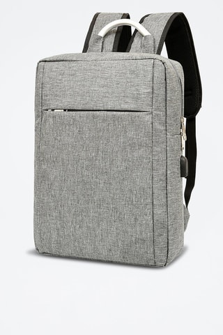 Sac à dos connecté - Coton - Gris