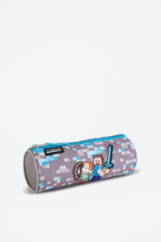 Trousse Minecraft Warriors - Gris clair et bleu