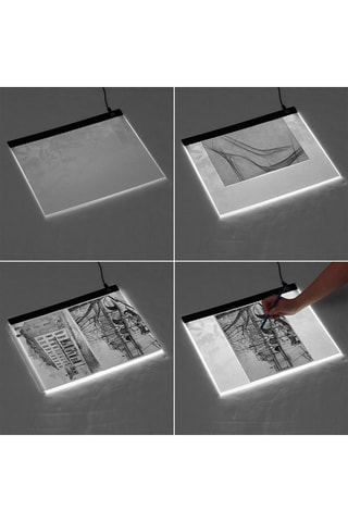 Table à dessin LED - Blanc
