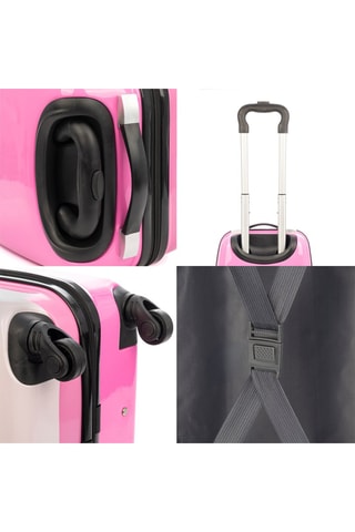 Valise enfant Monster - Rose