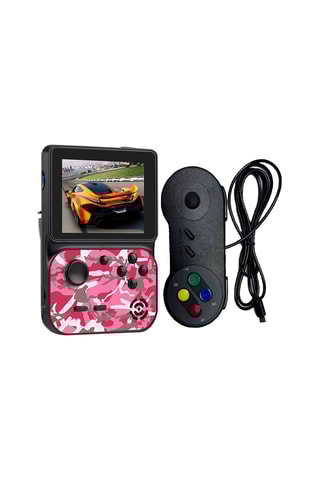 Console de jeux vidéo rétro Noir et rose